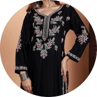 Explore our collection of rayon kurtas with chikankari handwork and palazzos for effortless style