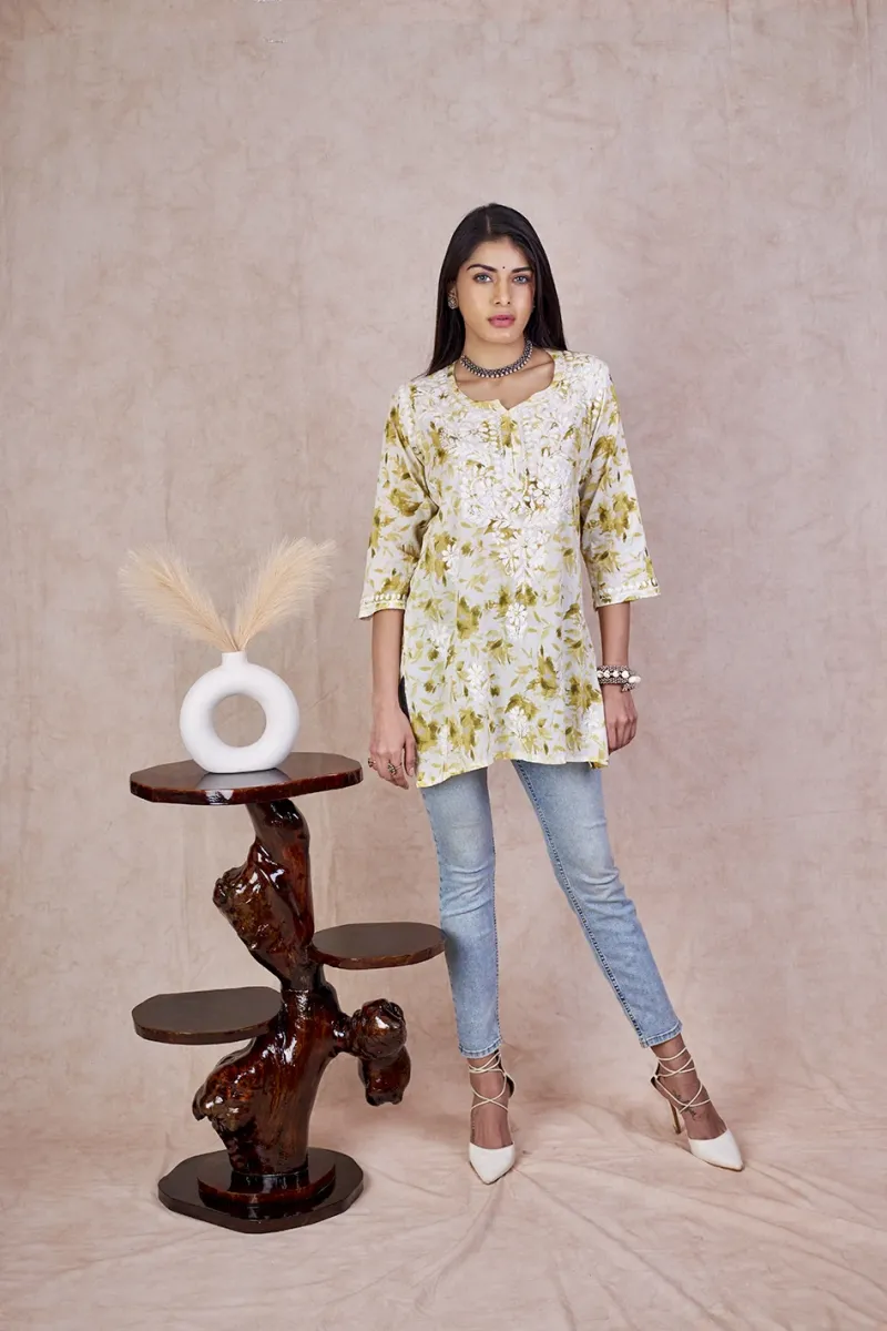 Mulmul Printed Short kurti