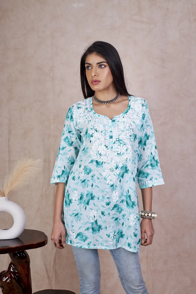 Mulmul Printed Short kurti