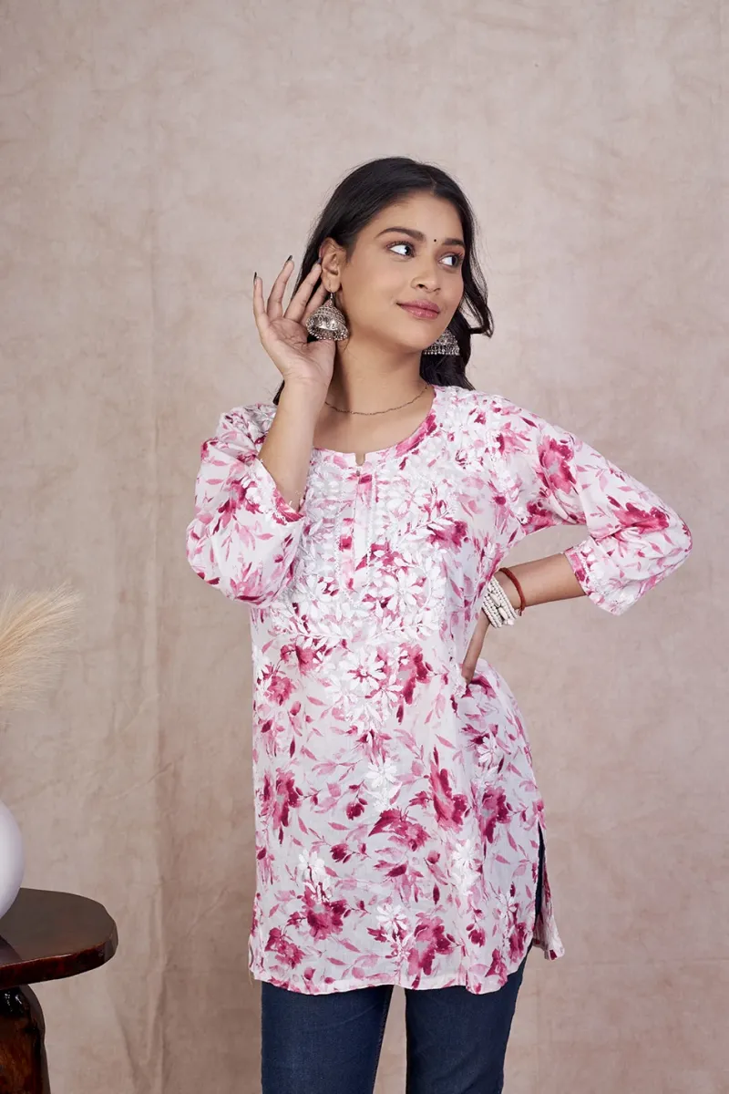 Mulmul Printed Short kurti