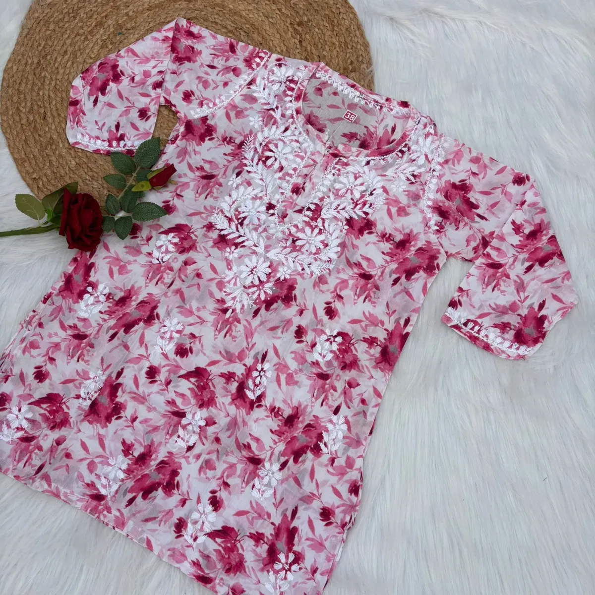 Mulmul Printed Short kurti