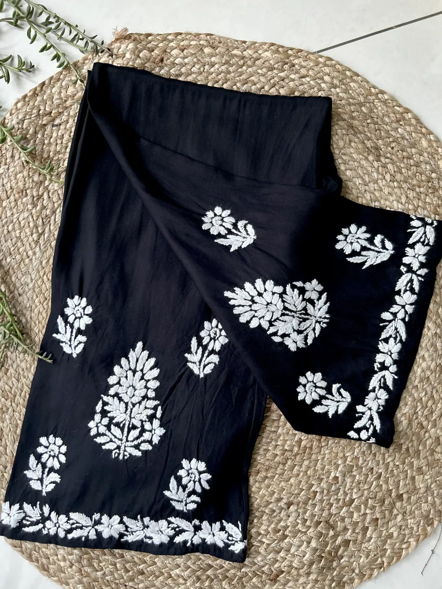 Rayon Chikankari Handwork women kurta palazzo set