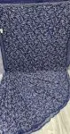 Tapchi Chikankari Hand Embroidered Women's Saree  - Navy Blue