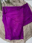 Premium Chikankari Hand Embroidered Kurta Palazzo Set  - Purple