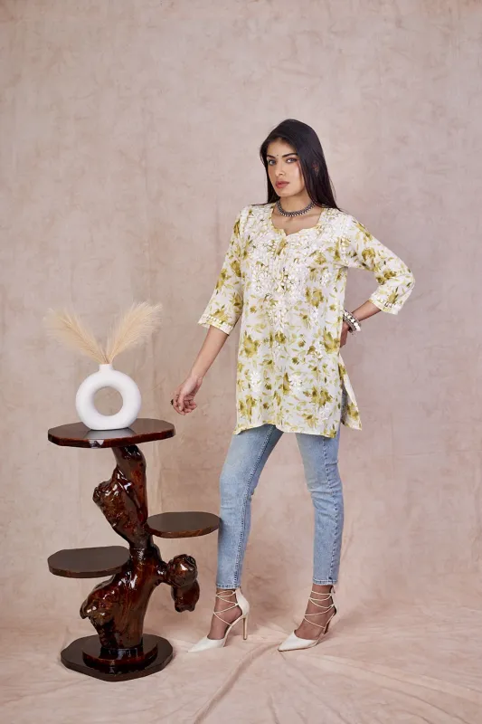 Mulmul Printed Short kurti